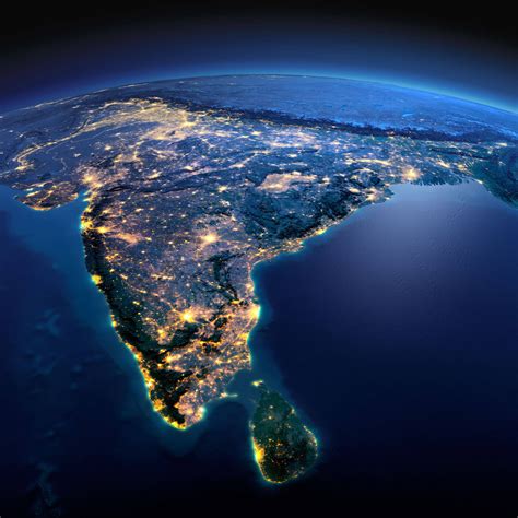 satellite view india live.